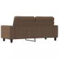 Preview: 2-Sitzer-Sofa Braun 140 cm Stoff