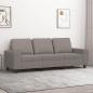 Preview: ARDEBO.de - 3-Sitzer-Sofa Taupe 180 cm Stoff