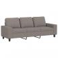 Preview: 3-Sitzer-Sofa Taupe 180 cm Stoff