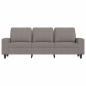 Preview: 3-Sitzer-Sofa Taupe 180 cm Stoff