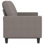 Preview: 3-Sitzer-Sofa Taupe 180 cm Stoff