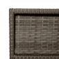 Preview: Gartenschrank Grau 55x59x69 cm Poly Rattan