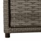 Preview: Gartenschrank Grau 55x59x69 cm Poly Rattan