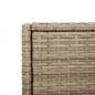 Preview: Gartenschrank Beige 55x55x111 cm Poly Rattan