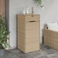 Preview: Gartenschrank Beige 55x55x111 cm Poly Rattan