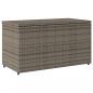 Preview: Gartenschrank Grau 110x55x60,5 cm Poly Rattan