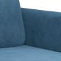 Preview: Sessel Blau 60 cm Samt