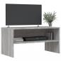 Preview: TV-Schrank Grau Sonoma 80x40x40 cm Holzwerkstoff