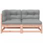 Preview: Gartensofa mit Kissen 2-Sitzer Massivholz Douglasie