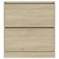 Preview: Schuhschrank Sonoma-Eiche 80x21x87,5 cm Holzwerkstoff