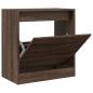 Preview: Schuhschrank Braun Eichen-Optik 60x34x63,5 cm Holzwerkstoff