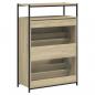 Preview: Schuhschrank Sonoma-Eiche 75x34x112 cm Holzwerkstoff