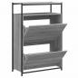 Preview: Schuhschrank Grau Sonoma 75x34x112 cm Holzwerkstoff