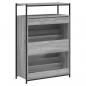 Preview: Schuhschrank Grau Sonoma 75x34x112 cm Holzwerkstoff