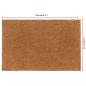 Preview: Fußmatte Natur 65x100 cm Kokosfaser Getuftet