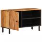 Preview: TV-Schrank 80x33x46 cm Massivholz Akazie