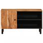 Preview: TV-Schrank 80x33x46 cm Massivholz Akazie