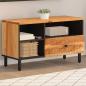 Preview: ARDEBO.de - TV-Schrank 80x33x46 cm Massivholz Akazie