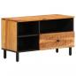 Preview: TV-Schrank 80x33x46 cm Massivholz Akazie