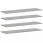 Preview: Wandregale 4 Stk. Grau Sonoma 100x30x1,5 cm Holzwerkstoff