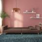 Preview: Schlafsofa 2-Sitzer mit 2 Kissen Taupe Stoff