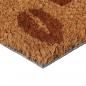 Preview: Fußmatte Natur 45x75 cm Kokosfaser Getuftet