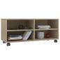 Preview: TV-Schrank mit Rollen Sonoma-Eiche 90x35x35 cm Holzwerkstoff