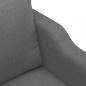 Preview: 2-Sitzer-Sofa Dunkelgrau 120 cm Stoff