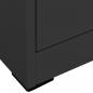 Preview: Aktenschrank Anthrazit 46x62x102,5 cm Stahl