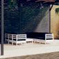 Preview: ARDEBO.de - 8-tlg. Garten-Lounge-Set mit Kissen Kiefer Massivholz