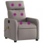 Preview: Massagesessel Taupe Stoff