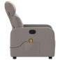 Preview: Massagesessel Taupe Stoff