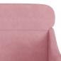 Preview: Sessel Rosa 63x76x80 cm Samt