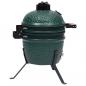 Preview: 2-in-1 Kamado-Grill Smoker Keramik 56 cm Grün