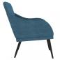 Preview: Sessel Blau 63x76x80 cm Samt