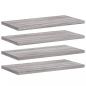 Preview: Wandregale 4 Stk. Grau Sonoma 40x20x1,5 cm Holzwerkstoff