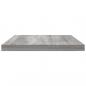 Preview: Wandregale 4 Stk. Grau Sonoma 40x20x1,5 cm Holzwerkstoff