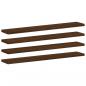 Preview: Wandregale 4 Stk. Braun Eichen-Optik 60x10x1,5 cm Holzwerkstoff