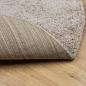 Preview: Shaggy-Teppich PAMPLONA Hochflor Modern Beige Ø 80 cm