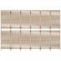 Preview: Paravent 6-tlg. Beige Poly Rattan