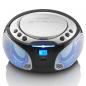 Preview: SCD-550SI Tragbares UKW-Radio CD/MP3/USB/Bluetooth-Player® mit LED-Beleuchtung Silber (Menge: 2 je Bestelleinheit)