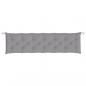 Preview: Gartenbank-Auflage Grau 200x50x7 cm Oxford-Gewebe