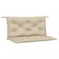 Preview: Gartenbank-Auflagen 2 Stk. Beige 100x50x7 cm Oxford-Gewebe