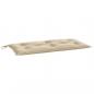 Preview: Gartenbank-Auflagen 2 Stk. Beige 100x50x7 cm Oxford-Gewebe