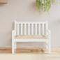 Preview: ARDEBO.de - Gartenbank-Auflage Beige 110x50x7 cm Oxford-Gewebe