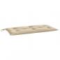 Preview: Gartenbank-Auflage Beige 110x50x7 cm Oxford-Gewebe