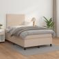 Preview: Boxspringbett Matratze Cappuccino-Braun 120x190 cm Kunstleder