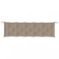 Preview: Gartenbank-Auflage Taupe 180x50x7 cm Oxford-Gewebe