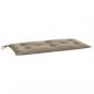 Preview: Gartenbank-Auflage Taupe 100x50x7 cm Oxford-Gewebe