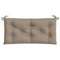 Preview: Gartenbank-Auflage Taupe 100x50x7 cm Oxford-Gewebe